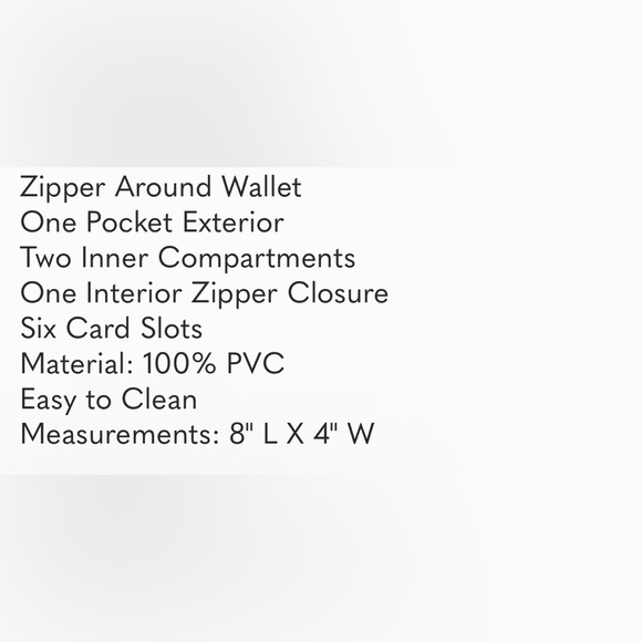 Trina Turk Blue and White Geometric Wallet - Picture 7 of 7